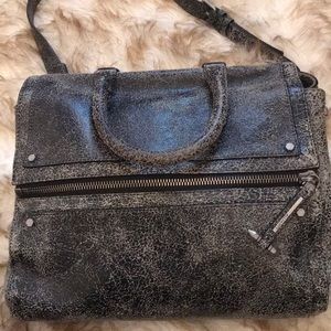 ALLSAINTS Distressed Leather Satchel